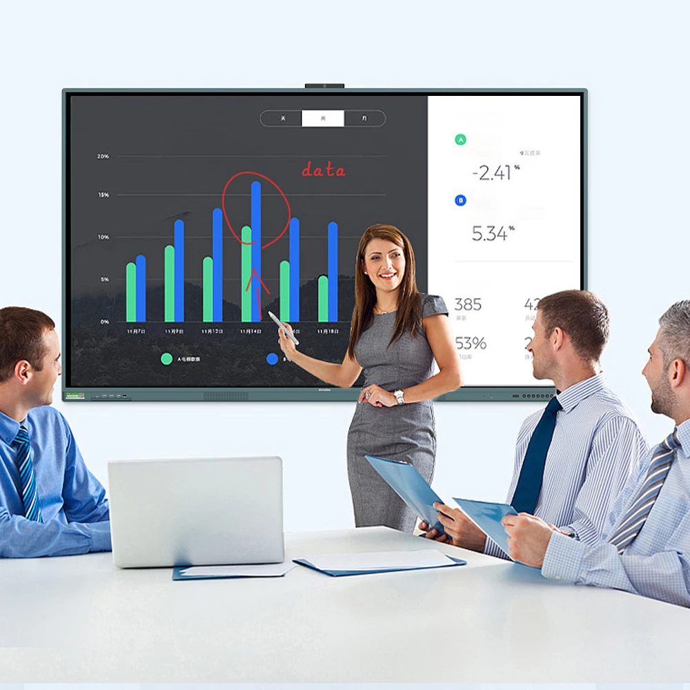 2023 dual systems 65inch interactive whiteboard prices all-in-one pc interactive whiteboard flat panel