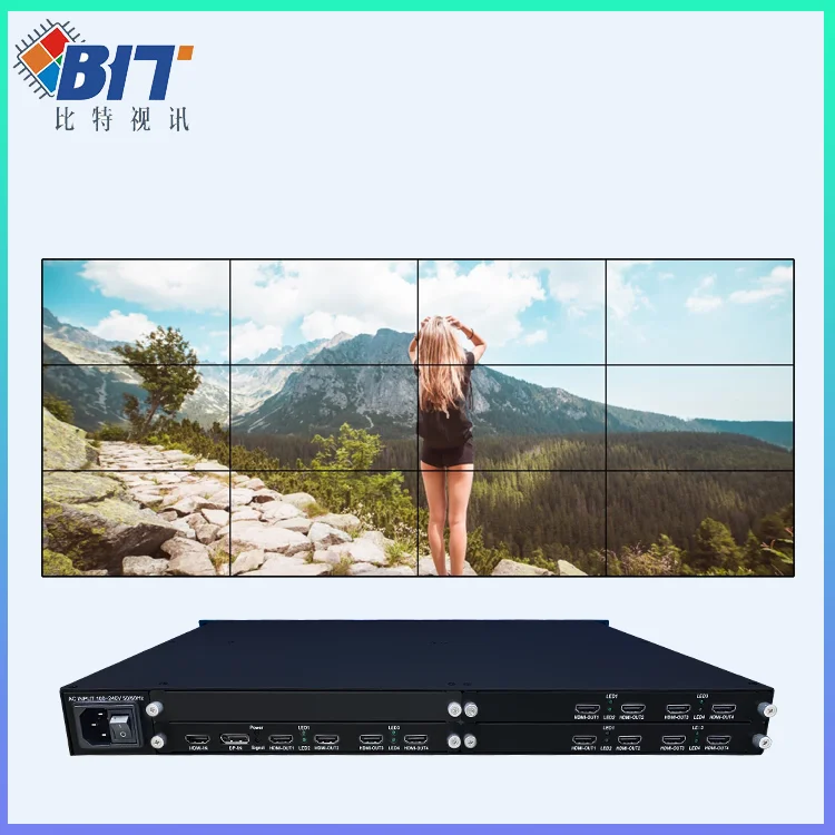 Bitvisus M x N video wall controller 4k video wall solution and central control system