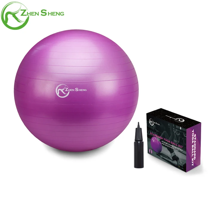 Zhensheng 65CM Diameter Wholesale Gymnastics Exercise Training Yoga Ball