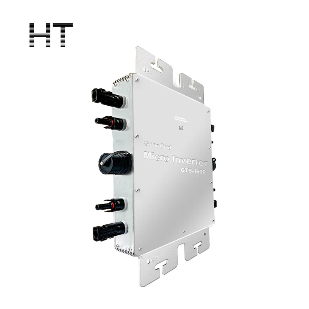 HT 1200 Вт 1400 1600 DC инвертируемый выход переменного тока солнечная панель микро инвертор с VDE CE IEC FC ROHS для солнечной электростанции