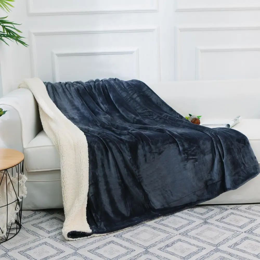 high quality 100% polyester fleece blankets wholesale for winter