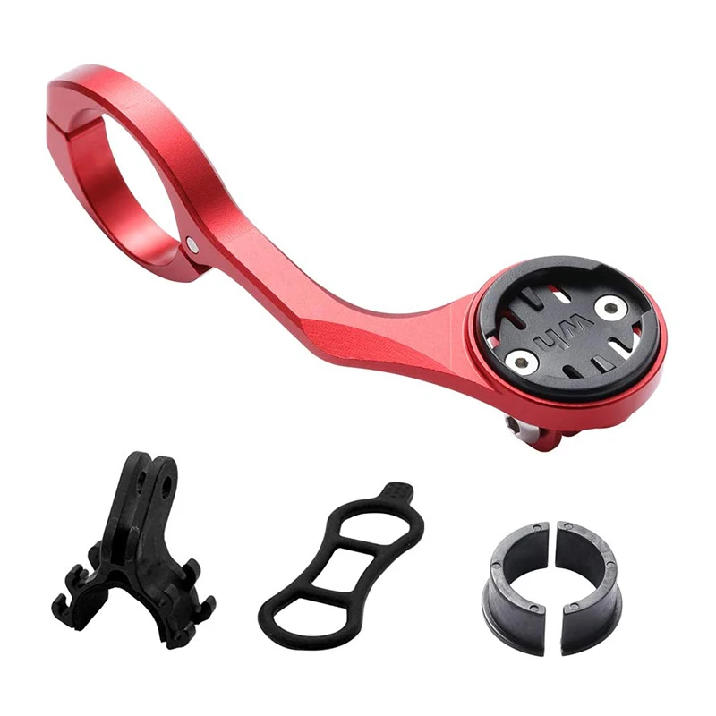 Dual-Sided Bicycle GPS Handlebar Mount Trestle Cycling Bracket Bike Computer Holder Compatible Handlebar Sizes 31.8mm 25.4mm