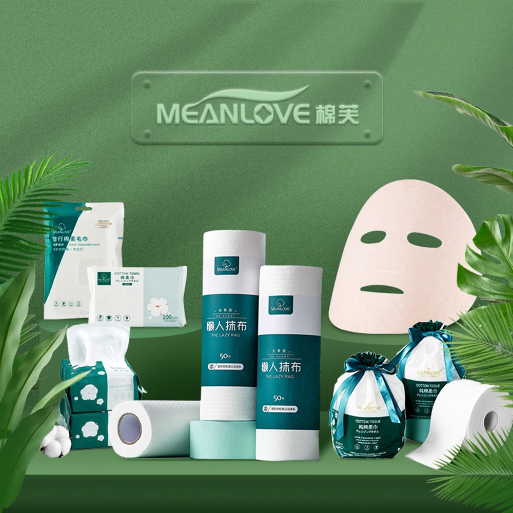 Cotton tissues face cotton tissue viscose thickness disposable face towel