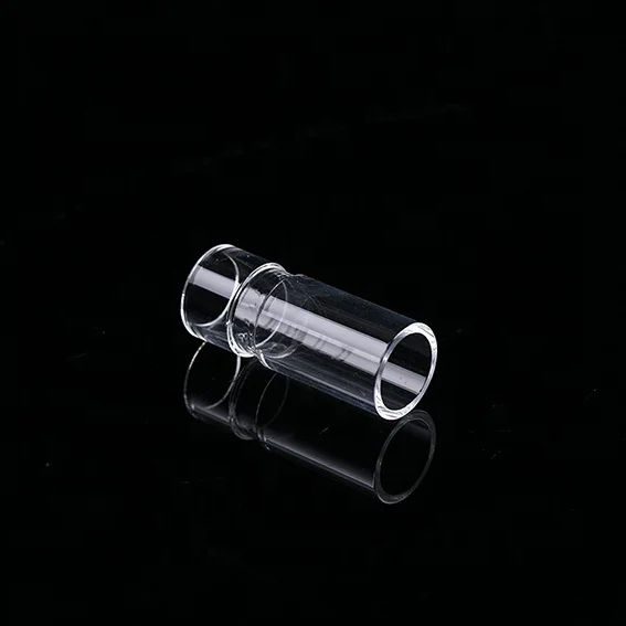 Customized Sizes Transparent Spiral Quartz Tube