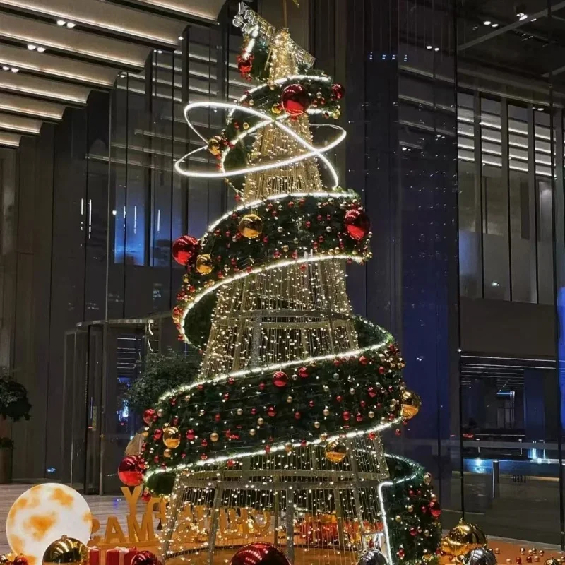 Premium Christmas Tree Artificial Canadian Fir Full Bodied Christmas Tree With Metal Stand Lightweight and Easy to Assemble