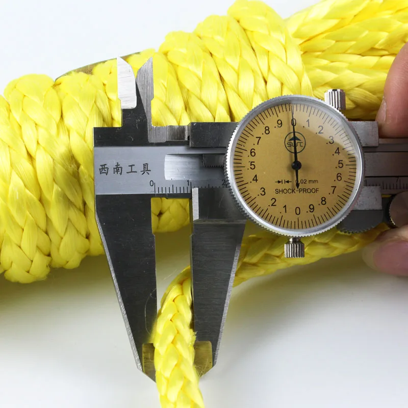 10mm 91KN High strength Customizable Anti-corrosion Marine Ropes anti-UV UHMWPE Rope For Playground or ClimbingSafety Rope