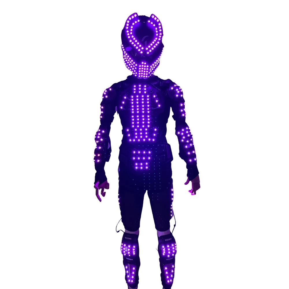 Colorful LED Lighting Costumes Stage Performance Adults DJ LED Show Suits Clothes for Celebration Party Entertainment Event Show