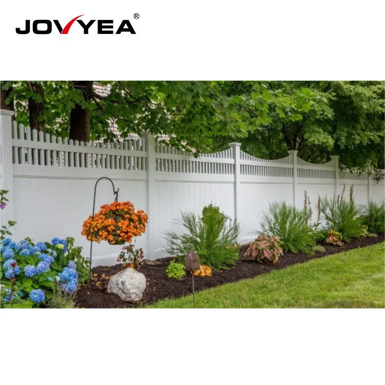 High Quality Wholesale Easy to Assemble Anti-UV Outdoor PVC Vinyl PVC Privacy Fence
