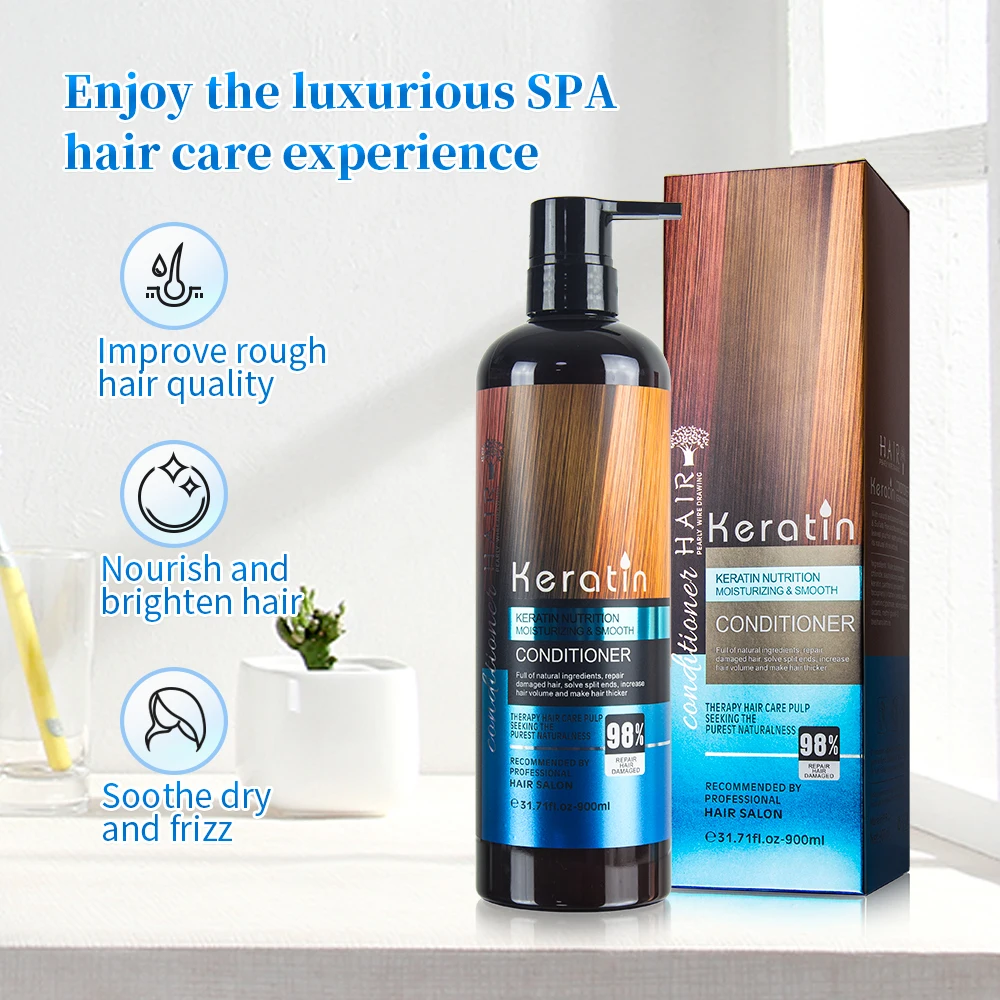 900ml keratin hair conditioner