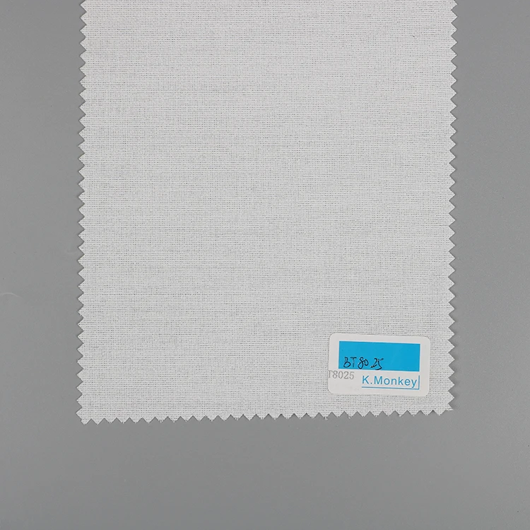 Nonwoven Fusible Embroidery Backing Interlining Polypropylene Fabric