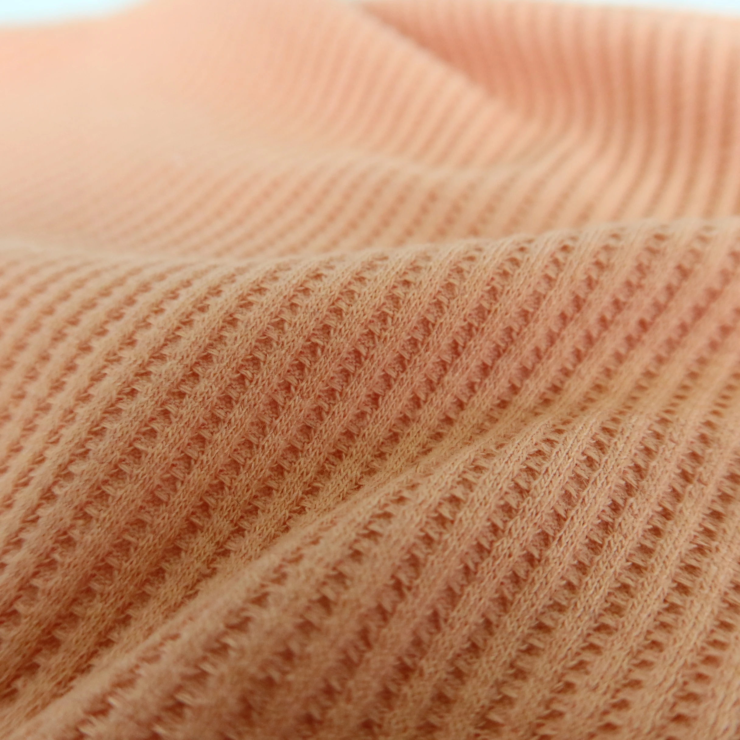  Comfortable and durable fabric 65% polyester 31% cotton 4% spandex knitted Knitted rib for garment