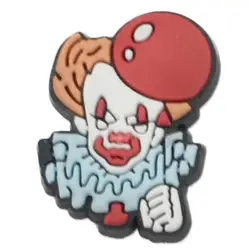 Wholesale Halloween series PVC soft rubber shoes buckle detachable personalized shoe charms grimace cartoon hole shoe buckle