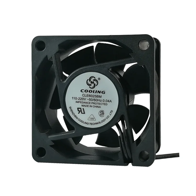 Китайский завод EC Вентилятор 60x60x25 осевой вентилятор 110 В 220 В AC 60 мм охлаждающий вентилятор