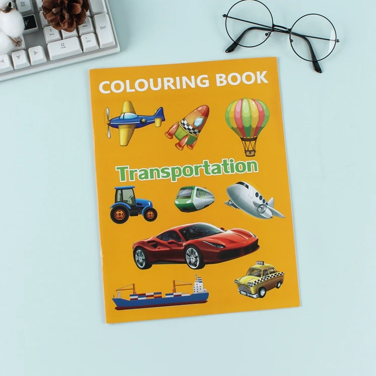 
Hot Selling Good Quality Drawing Set Coloring Custom Children Books For Kids With Pencil 