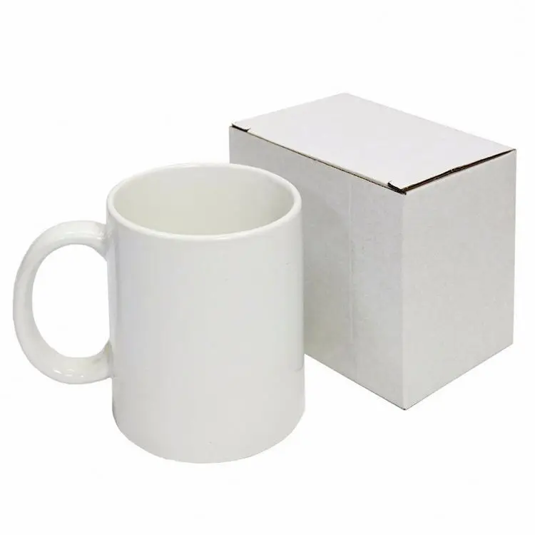 Cheap White Sublimation Mug Free Sample Ceramic Sublimation Mug 11oz India Porcelain Mug