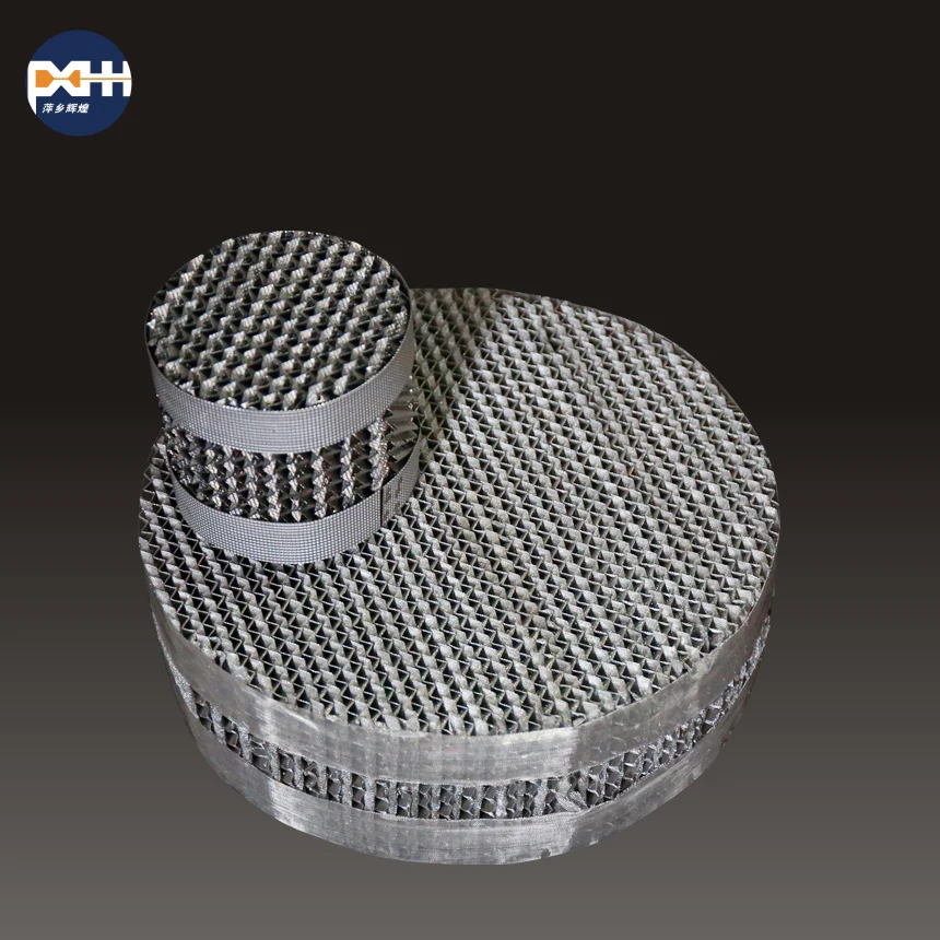 
low resistance wire gauze cockles Structured Packing For Distillation Column 