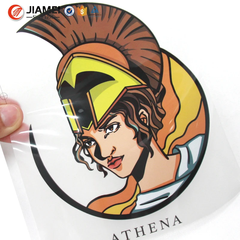 Customize Plastisol Heat Transfer Sticker Label