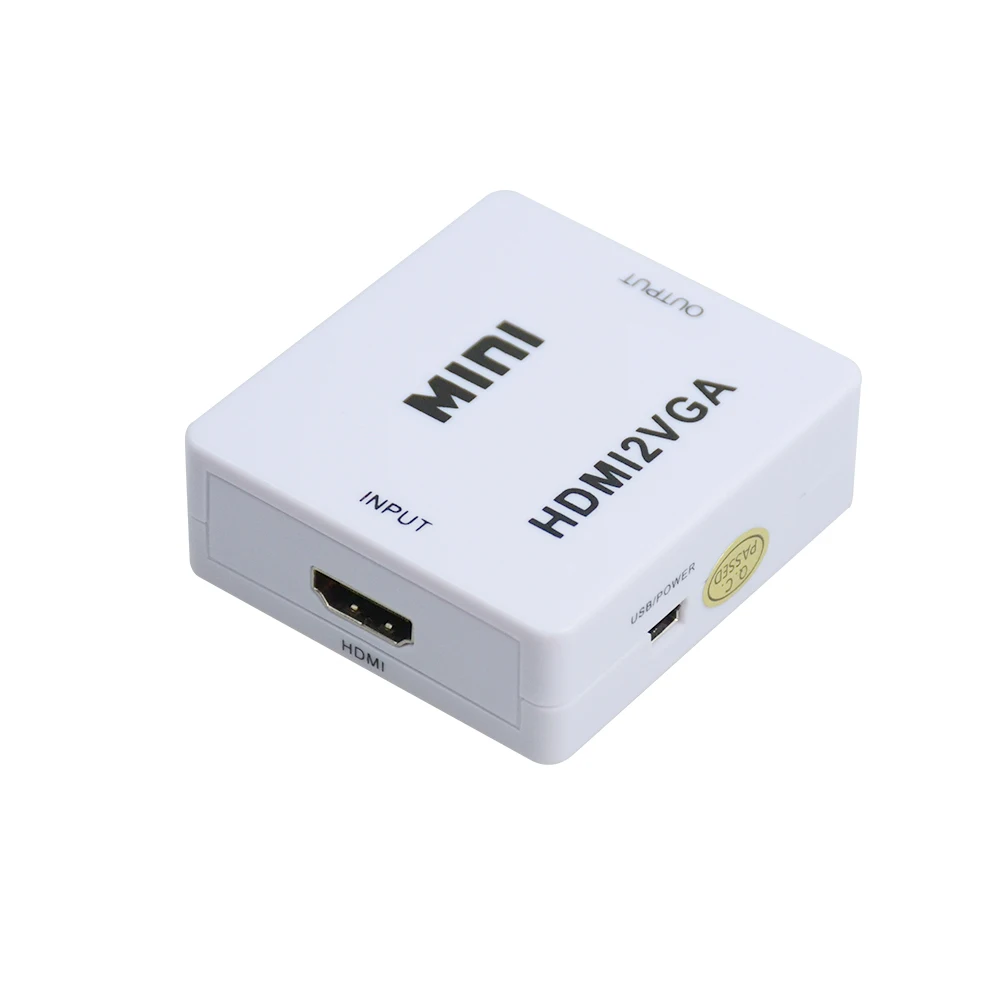 
SIPU HD 1080P MINI HDMI to VGA Converter With Audio HDMI2VGA Video Box Adapter For Xbox360 PC DVD PS3 