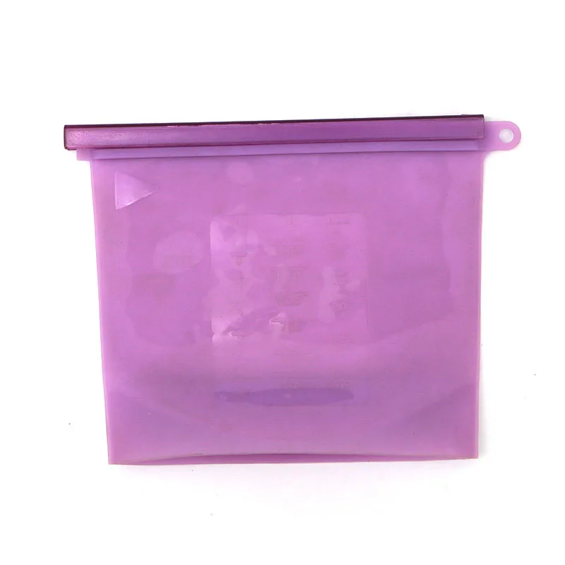 Factory sells food grade silica gel reusable fresh-keeping food, fresh-keeping silica gel food storage bag