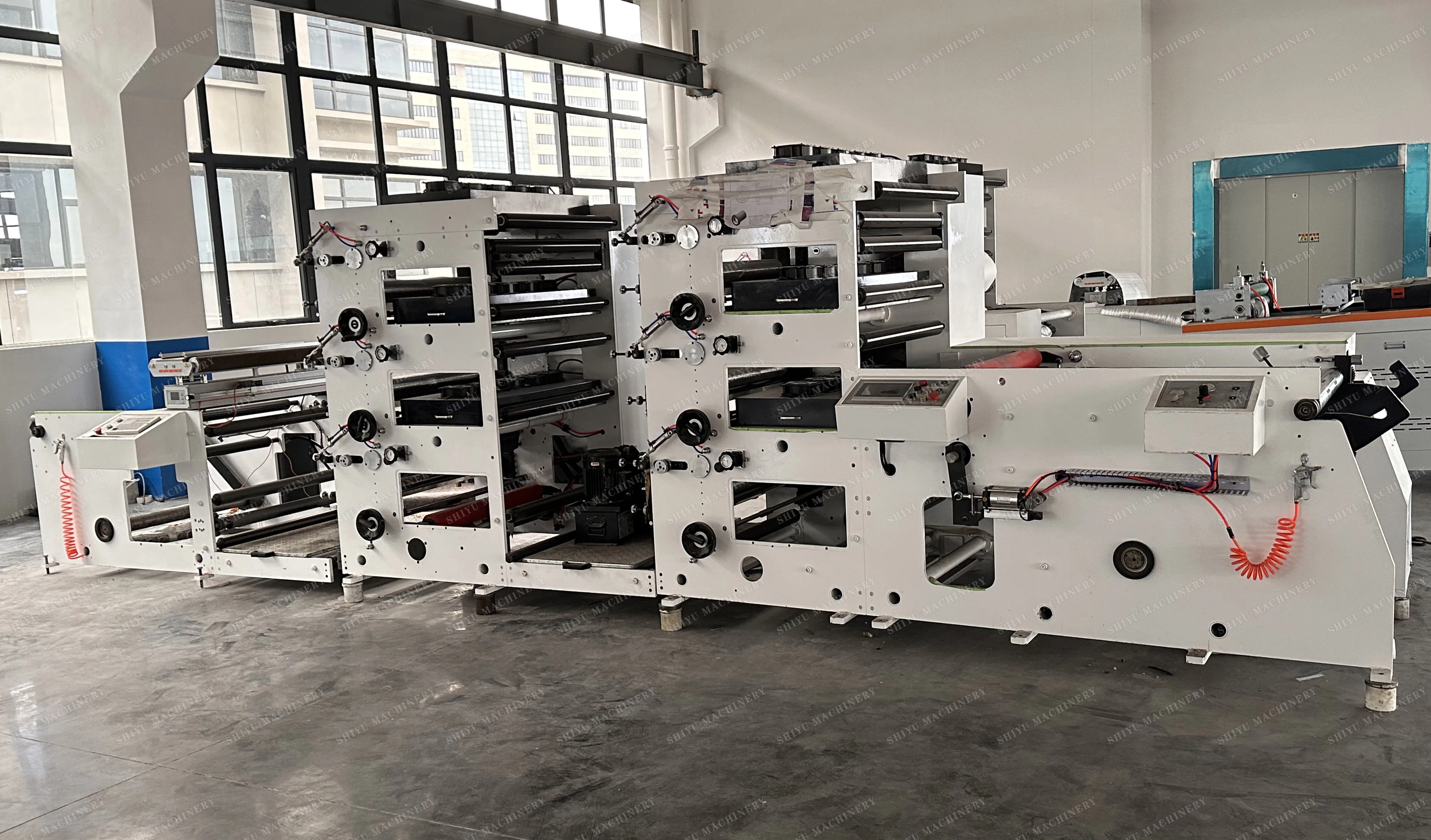 Full automatic multicolor flexo printing machine/flexo printer machine/plastic flexo printing machine