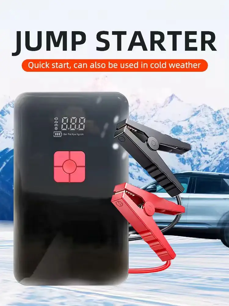 Mini Portable Wireless Car Electrical Air Pump LED Light Tire Inflatable Tyre Inflator Car Bicycle Truck Ball Compatible