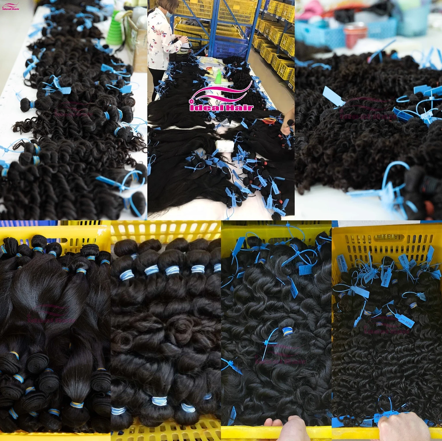  Идеальный оптовый набор для завивки волос расслабляющие волосы романтические завитые человеческие