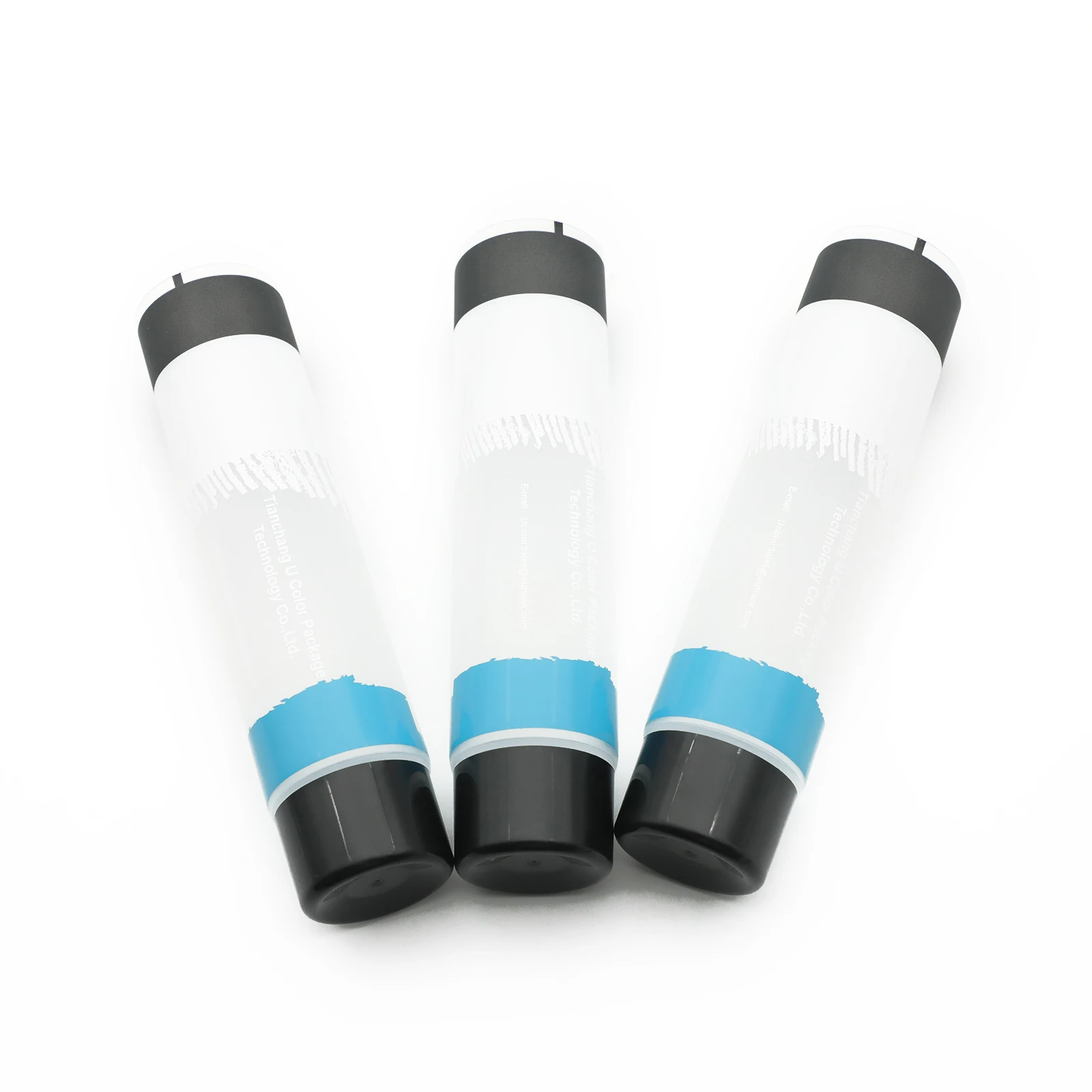 Wholesale Customized 75ml  PE Soft Plastic Tubing empty tube with matte surface