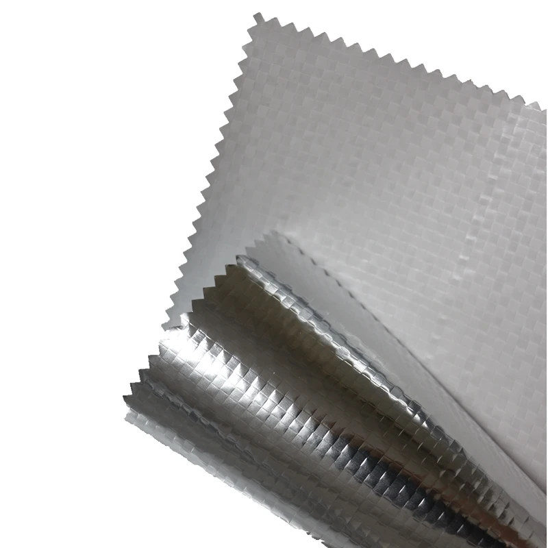 Heat Insulation Reflective Vapor Barrier Metalize Woven Film for Wall