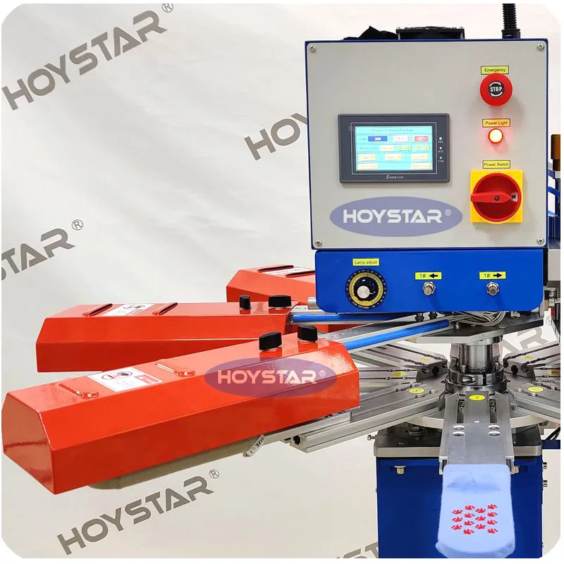 high rapid sock screen printer anti slip silicone dotting machine