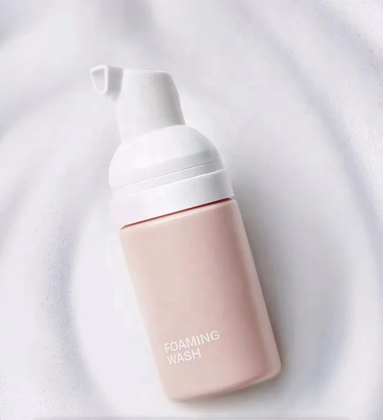 High quality small size 60ml 80ml 120ml foaming bottles cosmetic spray pump bottles for kids shower wash