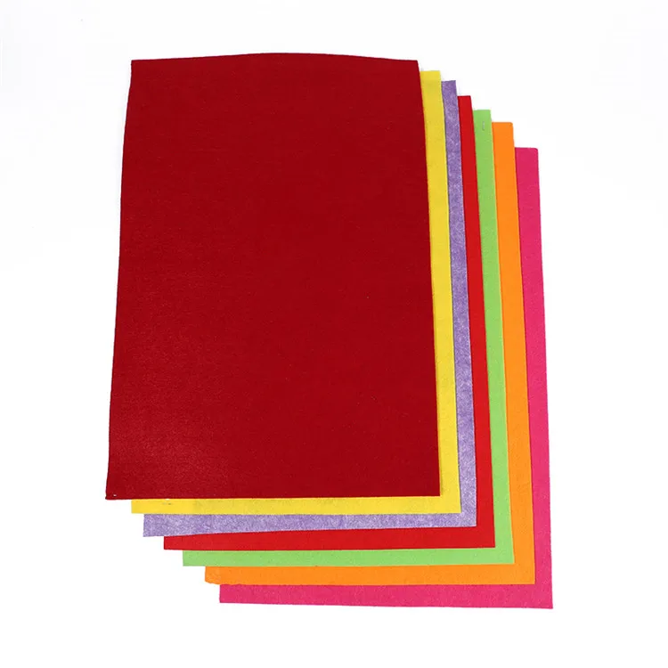 Eco-friendly 100% polyester felt nonwoven fabric soft fabric sheet non-woven/fabric/cloth