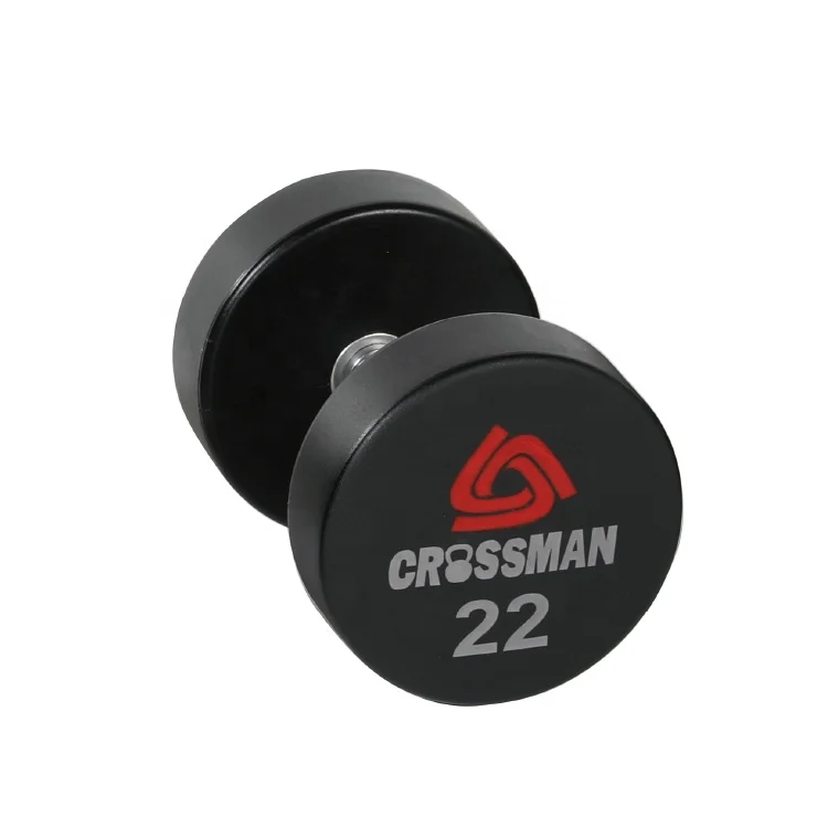 PU Pro Dumbbell Sets Weights Barbell with Metal Handles for Weight Lifting Strength Training Functional Workout