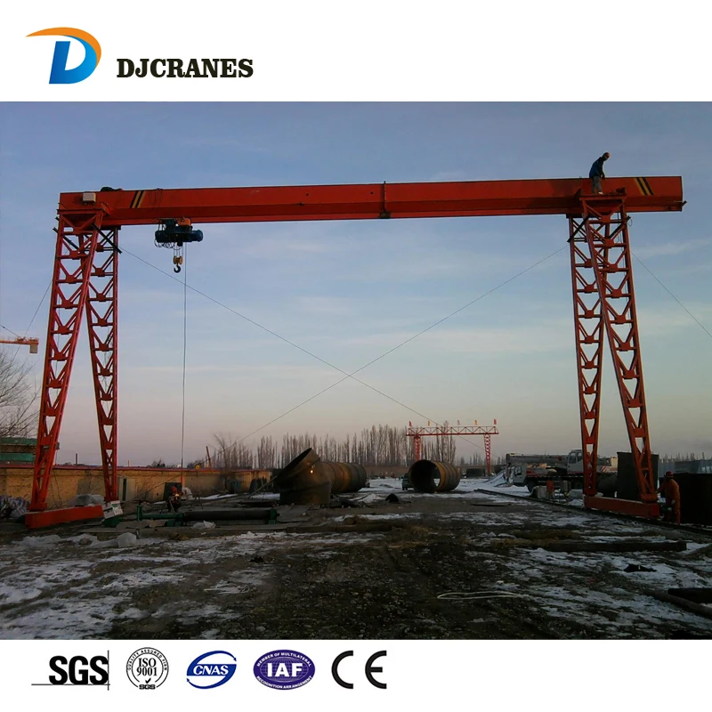 Best Price high Quality homemade gantry crane Electric Drive Wheel Type winch single girder 5ton 15ton 30ton Gantry Crane