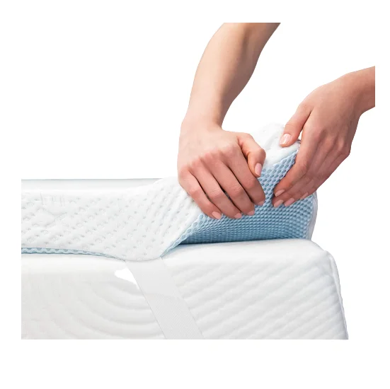 
2 inch Gel Infused Covered Memory Foam Mattress Topper 