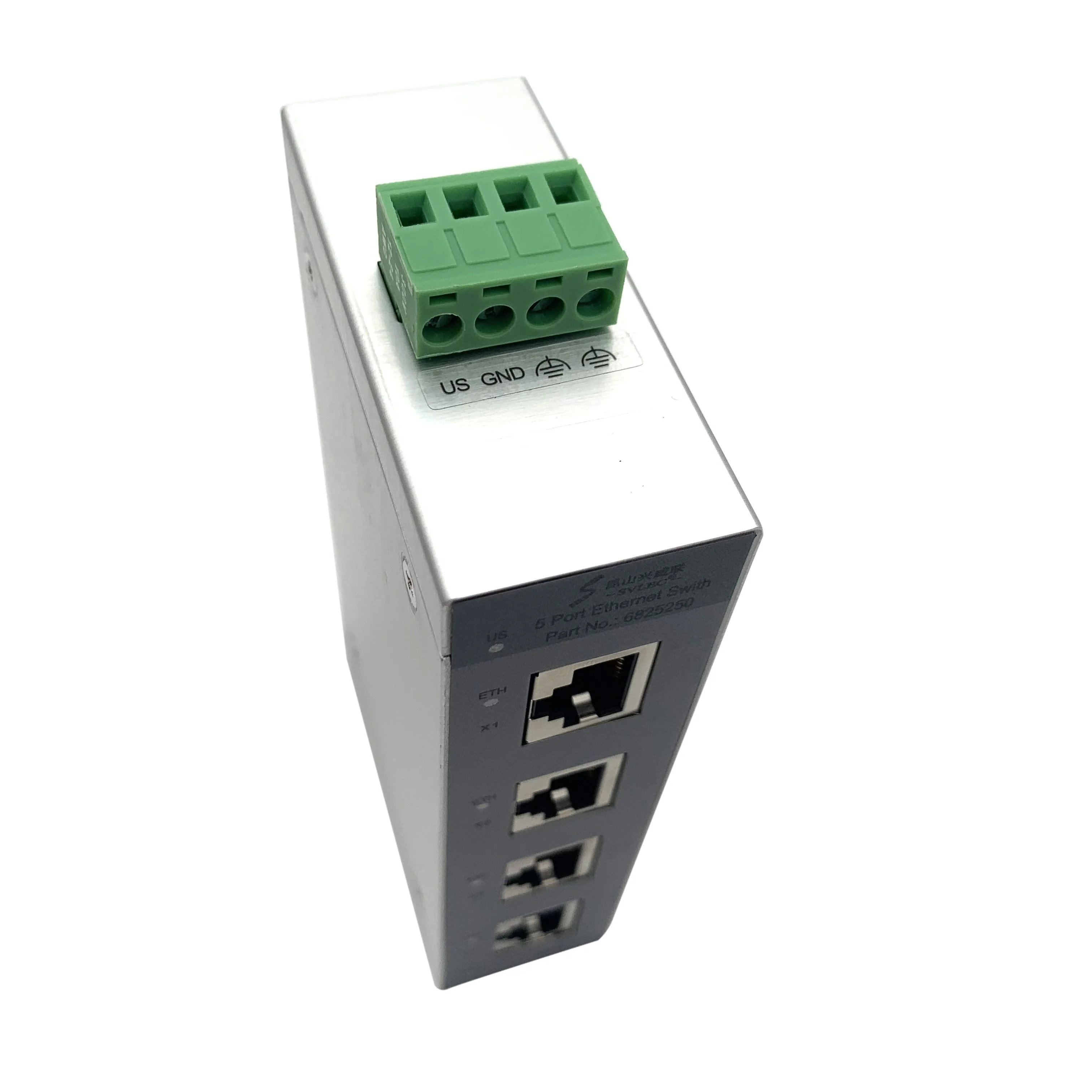 SVLEC industrial network switches with 5 ports  RJ45 entries optical