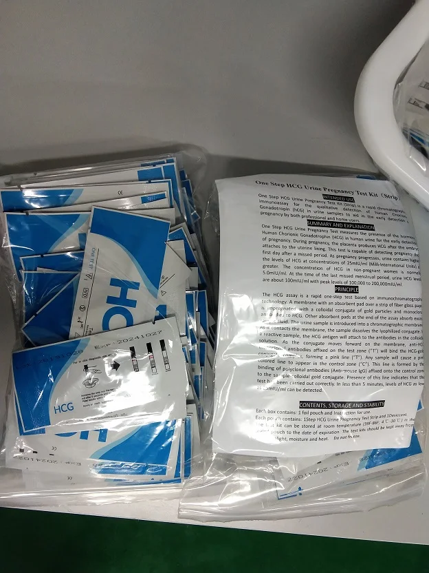 Cassette format and Urine specimen HCG pregnancy test Glob Biotech with lowest price