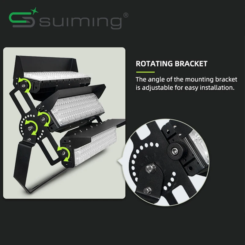 15m to 18m 300w 400w 800w ip65 football field lights stadium lighting with pole price led flood high mast light