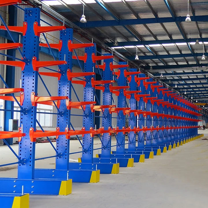 Industrial Warehouse Services Storage Steel Cantilever Shelves Storage Cantilever Shelves