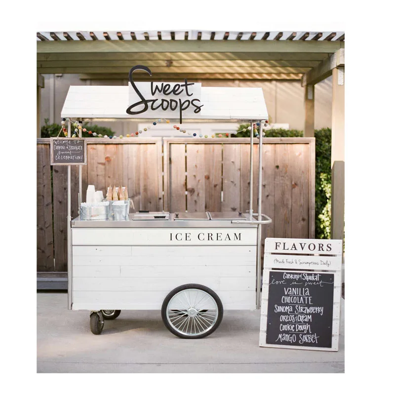 Good Price Street Mobile  Popsicle Ice-cream Cart Freezer And Ice Cream Cart To Tent
