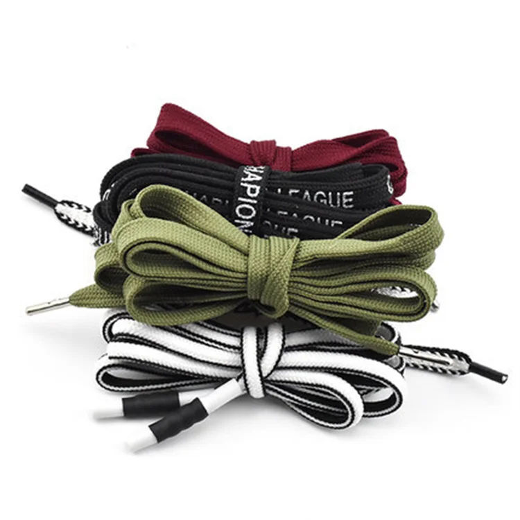 Custom Color Polyester round  filament rope drawstring with customized logo plastic bullet tips drawcord string