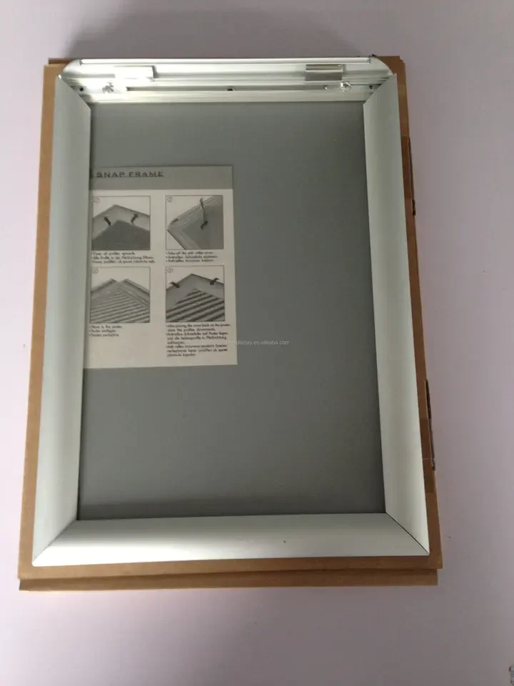 Z-Type Brochure Holder with MDF Board Foldable Literature Rack Floor Standing Magazine Display Rack