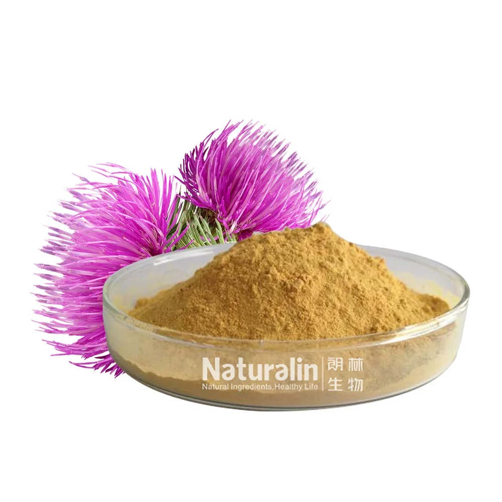Hot Style Food Supplement Ingredients Silybum Marianum (L.) Gaertn 80% silymarin 30% silybin Milk Thistle Extract