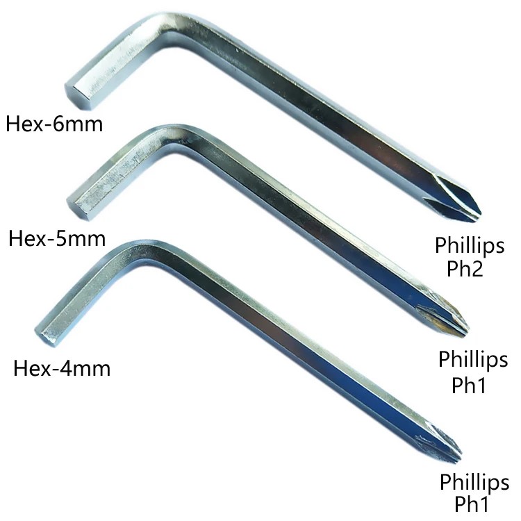 
L type Hex Allen phillips key wrench Screwdriver bits 4 5 6mm Ph1 Ph2 available more size custom service spanner manufacture 