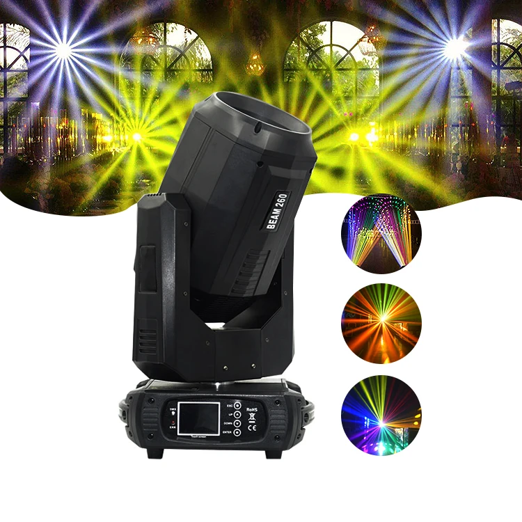 China supplier stage lighting moving heads 260w good price beam for events
