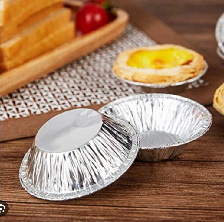 110mm dia X25mm mini pie tins aluminium foil egg tart cup mold alu foil paper box container dish ningbo factory TA110 yysmallcap
