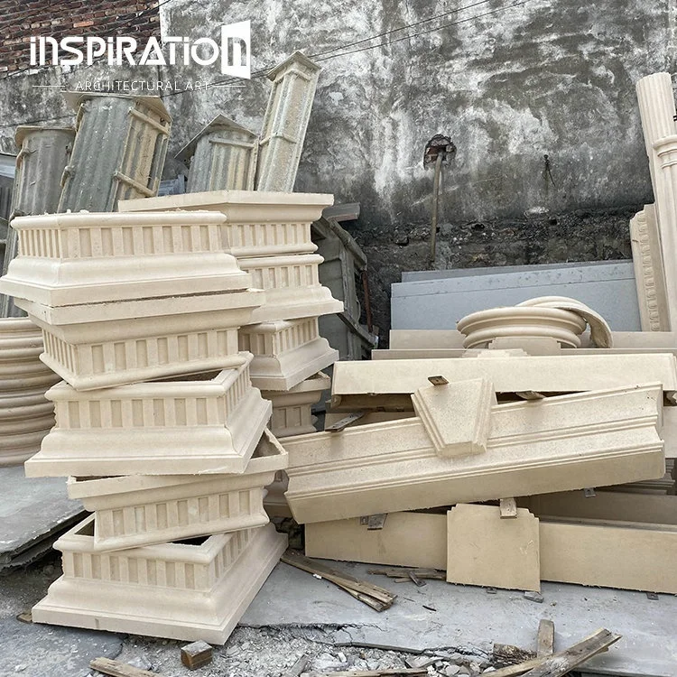 Architectural Glass Reinforced Concrete (GRC) Building Components Cast Stone Window and Door Surround