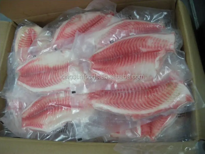 Frozen Tilapia Fish Fillet IQF IVP Processed Box/Bag Hot Seller