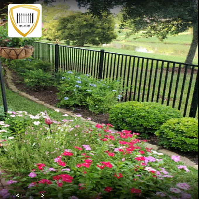 steel zinc fence roadside steel fence steel garden fencing