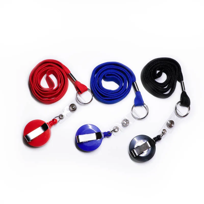 Neck Strap ID Badge Holder Lanyard with Badge Reel