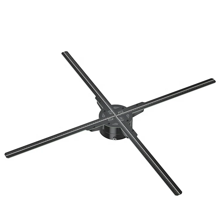 Оптовая продажа голографический 3D экран светодиодный вентилятор реклама Wi-Fi подключение дисплей 42 см
